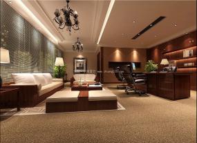 公司现代办公室布置设计效果图片欣赏