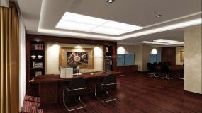 现代办公室室内布置效果图图片欣赏