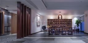 现代办公室室内布置效果图