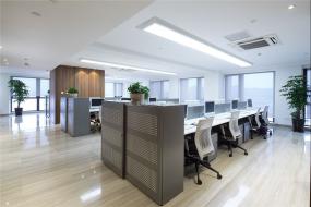 现代办公室室内布置效果图片2020