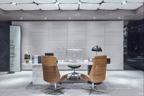 现代办公室室内布置效果图片欣赏