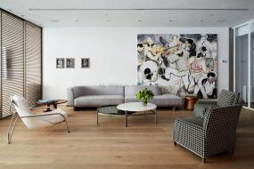 最新现代办公室布置效果图