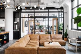 员工办公室布置设计效果图图片