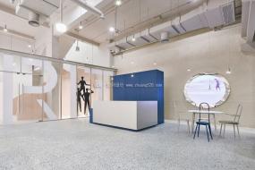 100平办公室装修格局布置