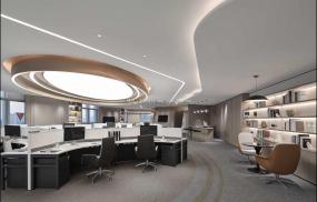 办公室最新室内装修效果图片