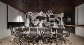 最新写字楼设计过道双开门装修效果图片