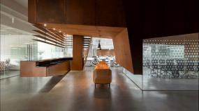 最新公司办公室过道装修效果图