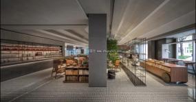 写字楼办公室过道吊顶装修效果图