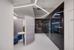 最新公司过道不做吊顶装修效果图片