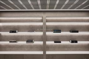 企业办公室过道装修实景图