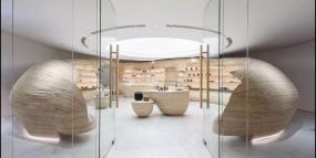 现代办公室过道背景墙效果图赏析