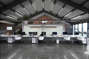 上海简单办公室装饰效果图