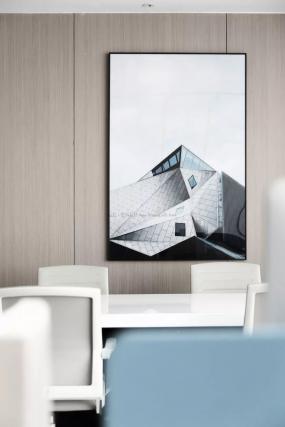 上海现代简约办公区装修效果图