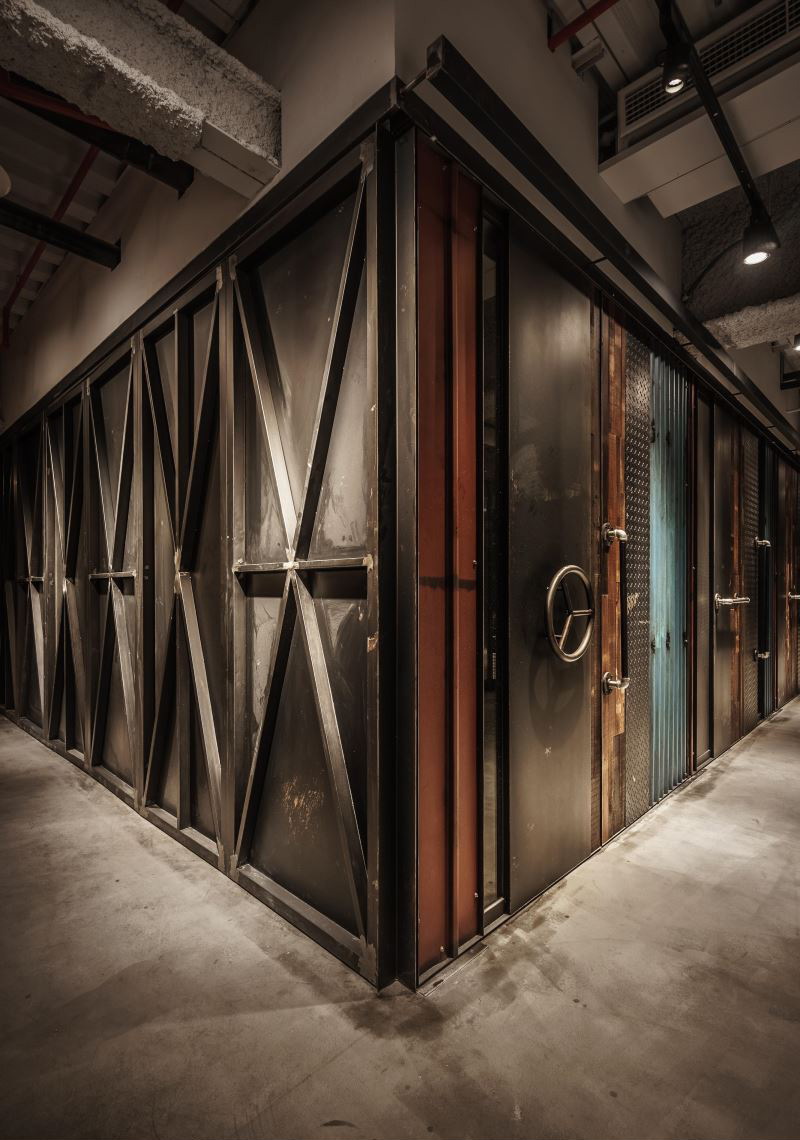 工业风办公室平面设计图