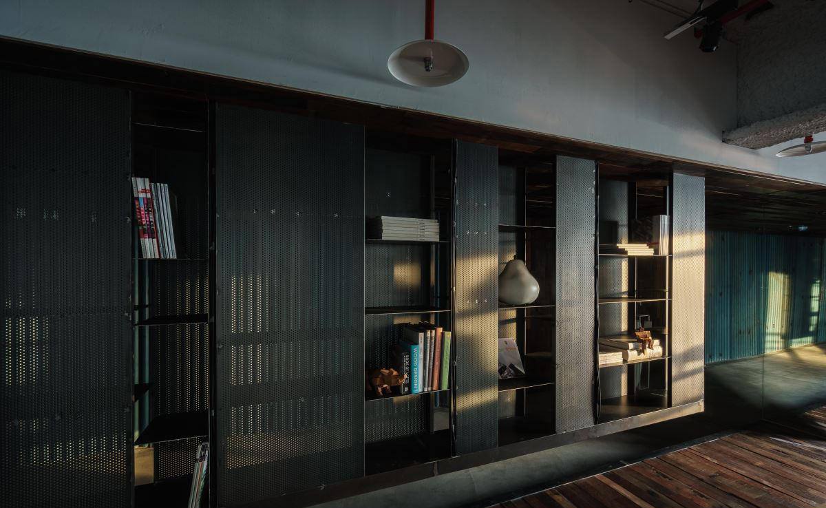 工业风开放式办公室设计图