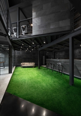 地产办公室装修工业风