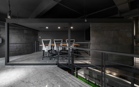 办公区工业风格装修效果图