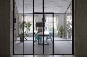 复古工业风装修效果图办公室