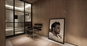 loft小型办公室装修效果图