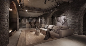 loft办公室局部装修图片效果图