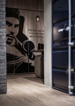 100平方loft公寓办公装修效果图