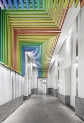 100平loft办公装修效果图