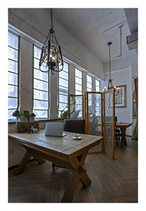 外贸办公室装修loft风格