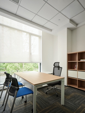 广告公司办公布局效果图