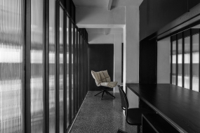 科技公司办公前台设计