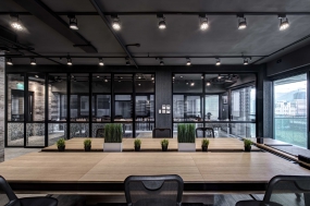 创意办公空间前台接待区设计