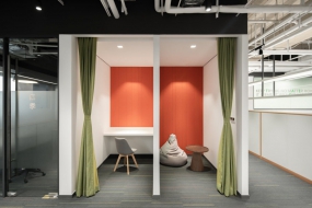 创意办公大门背景墙设计