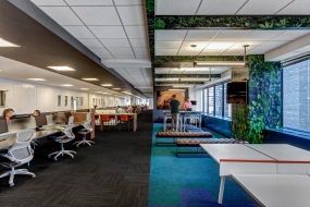 小型办公室简约装修设计效果图