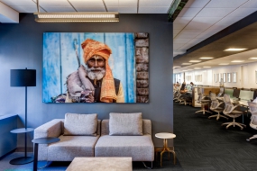 办公室背景墙设计图简约