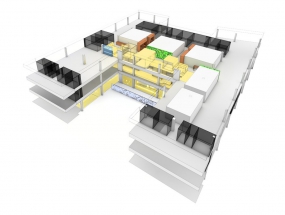 办公室现代简约设计效果图