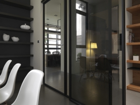 简约小办公室设计效果图