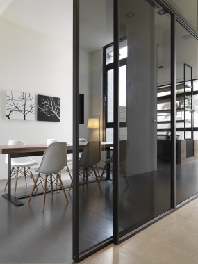 办公室设计复古与简约结合风格