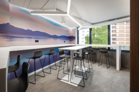 办公室装修黑白简约风图片