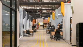 简约办公室装修方案图