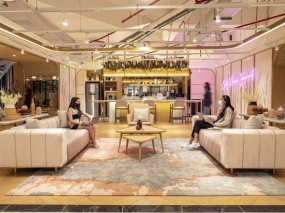 办公室装修图简约中式风