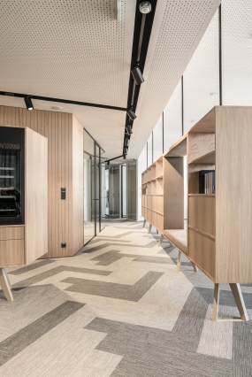 政府办公室简约装修效果图