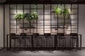 500平办公室装修效果图现代简约风