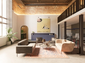 简约风办公室装修图案例