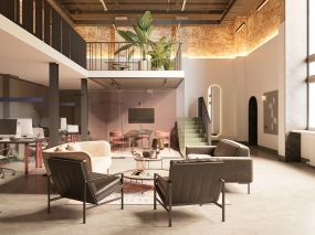 办公室装修风格现代简约图片