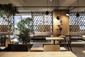 北欧简约风格办公装修图