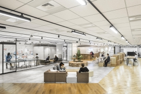 简约装修公司办公室效果图时尚风格