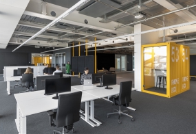 2022办公室简约风格装修图片欣赏