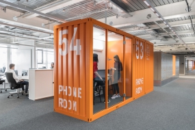 办公室中式简约风格装修效果图片