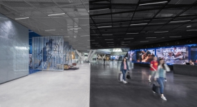 简约风办公区装修效果图开放式办公图片