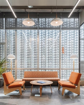 办公室简约风格吊顶装修效果图大全