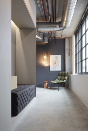 办公室简约风装修效果图玻璃样式图片